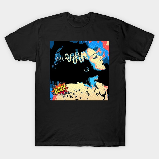 The Pop Bride T-Shirt by KazArtDesigns